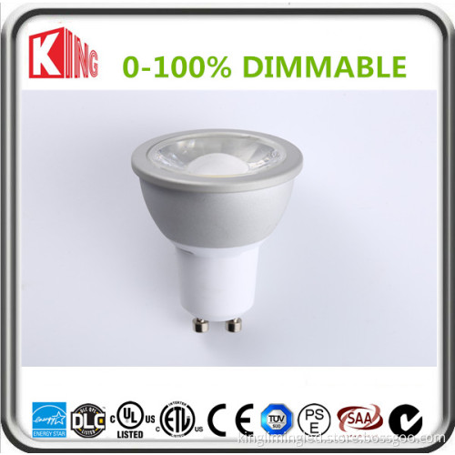 Dimmable led bulbs gu10 7w 630lm with ETL approved